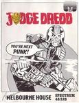Judge Dredd cover by MELBOURNE HOUSE