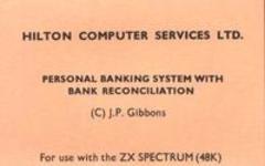 Personal Banking System cover by HILTON